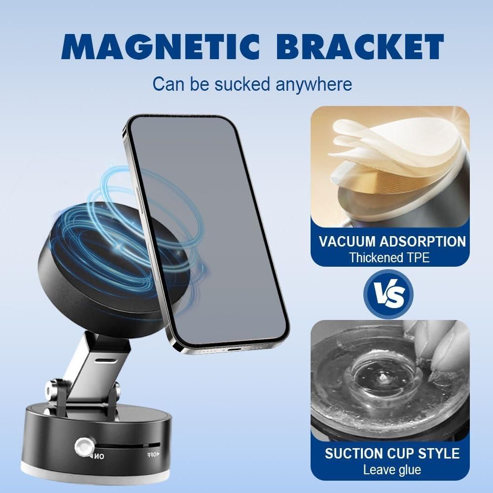 HoldMate (Vacuum Magnetic Suction Phone Holder)
