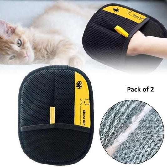 FurEase (Pet Hair Removal Gloves Pack of 2)